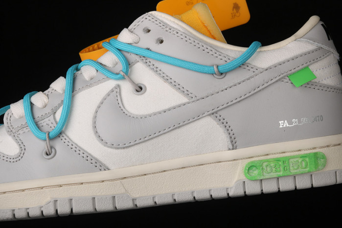 of nike dunk low 02 of 50 ow dm1602-115