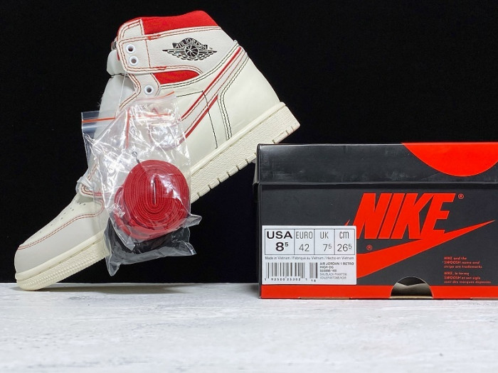 jordan 1 retro high phanT0m gym red - 555088-160