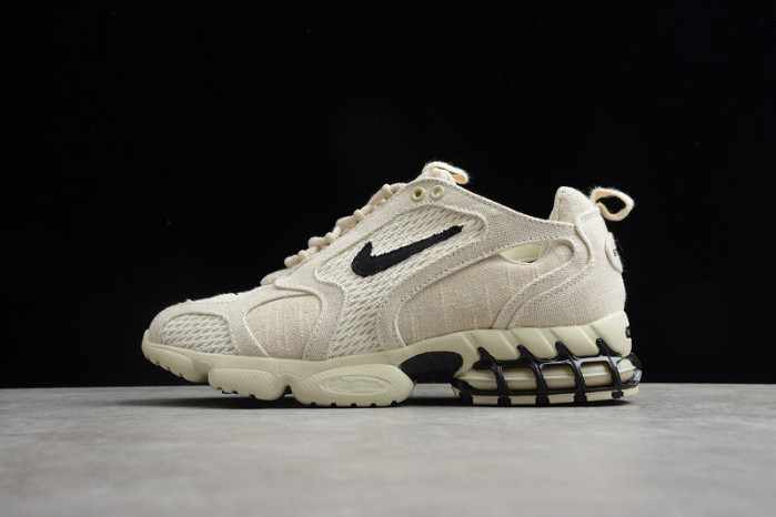 nike air zoom spiridon cage 2 stussy fossil cq5486-200